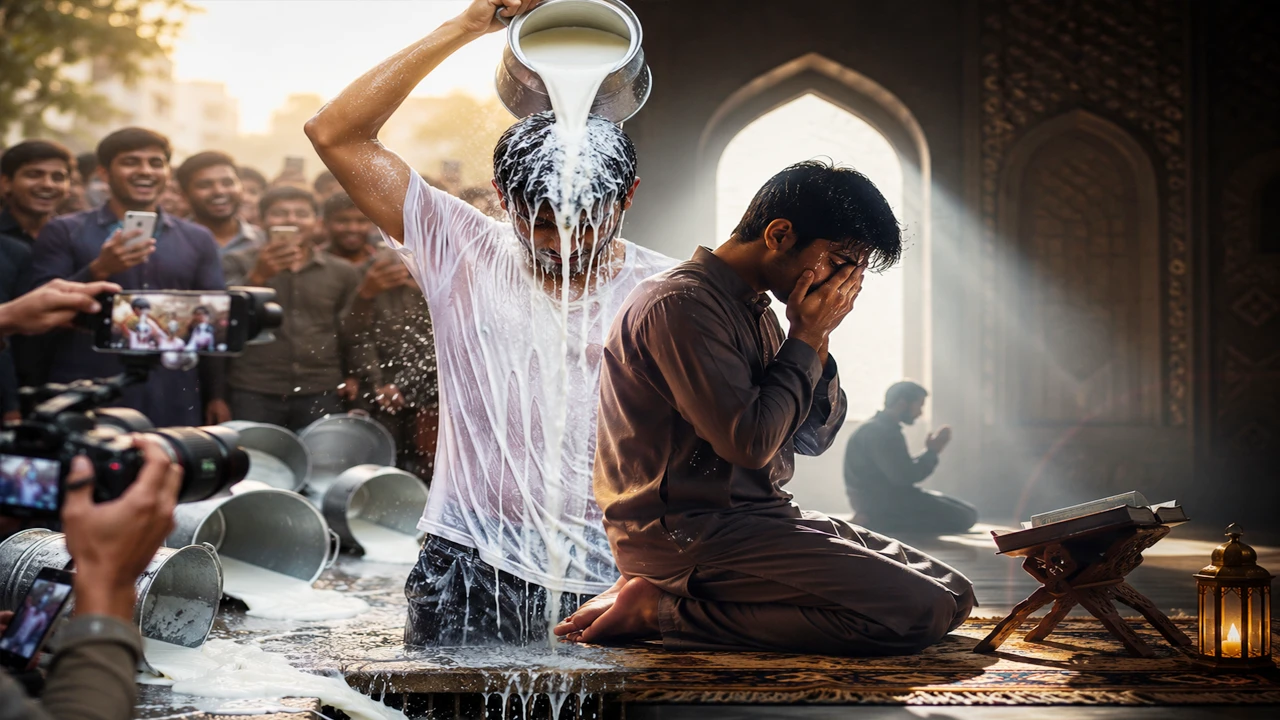 দুধ দিয়ে গোসল কি বলে ইসলাম?