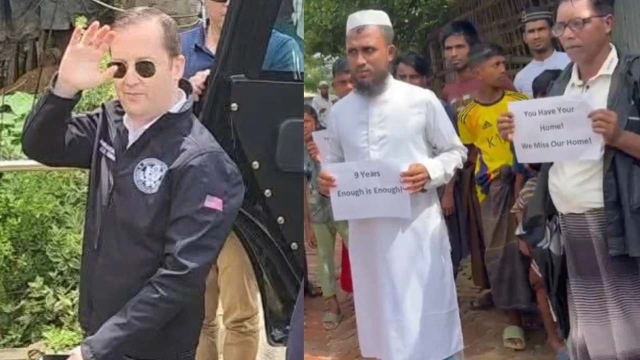 উখিয়ায় মার্কিন বিশেষ দূতের কাছে ঘরে ফেরার আকুতি রোহিঙ্গাদের