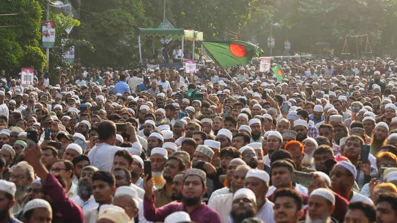 ১১ দলীয় ঐক্যের ঢাকা-রংপুর লংমার্চ শুরু