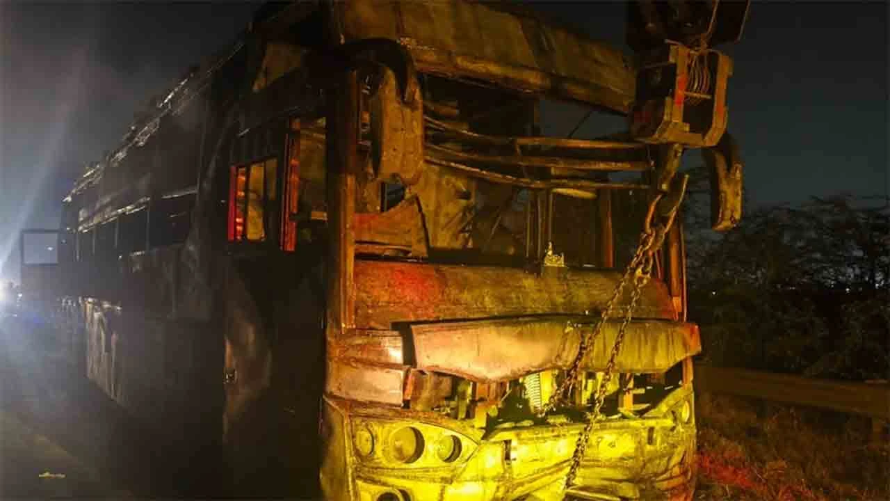 ভারতে চলন্ত বাসে আগুন, নিহত ৯