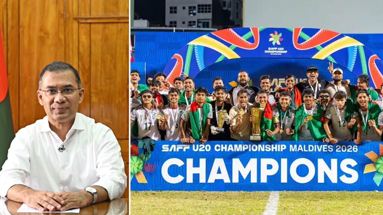 সাফজয়ী ফুটবল দলকে নিয়ে যা বললেন প্রধানমন্ত্রী