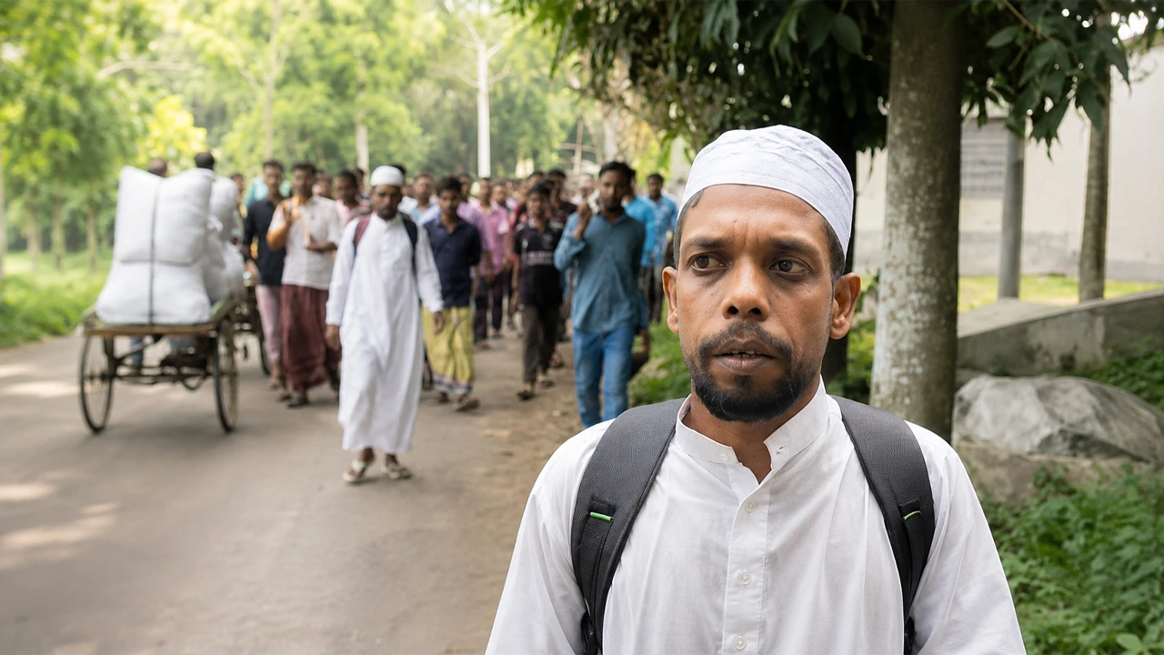 গাড়িতে নয়, পায়ে হেঁটেই হজের পথে রওনা করেন দুলাল—কিন্তু কেন?