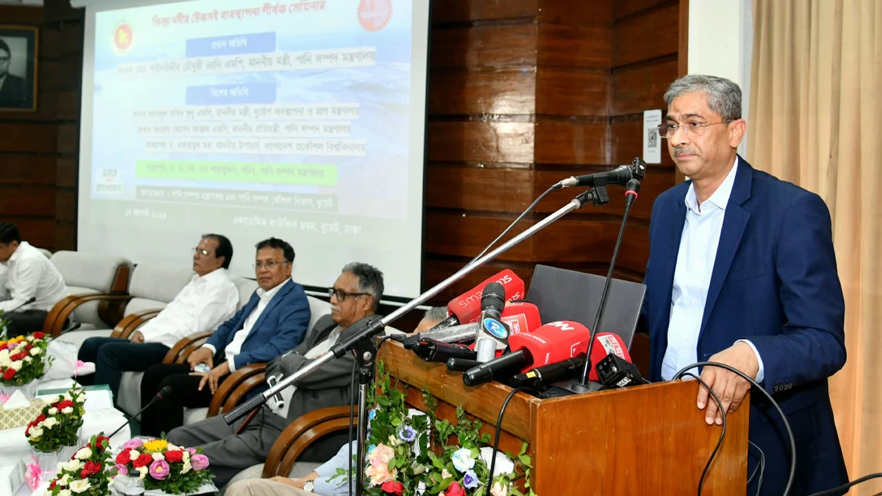 ‘তিস্তার স্থায়ী সমাধানে মহাপরিকল্পনা, পানির ন্যায্য হিস্যায় ছাড় নয়’