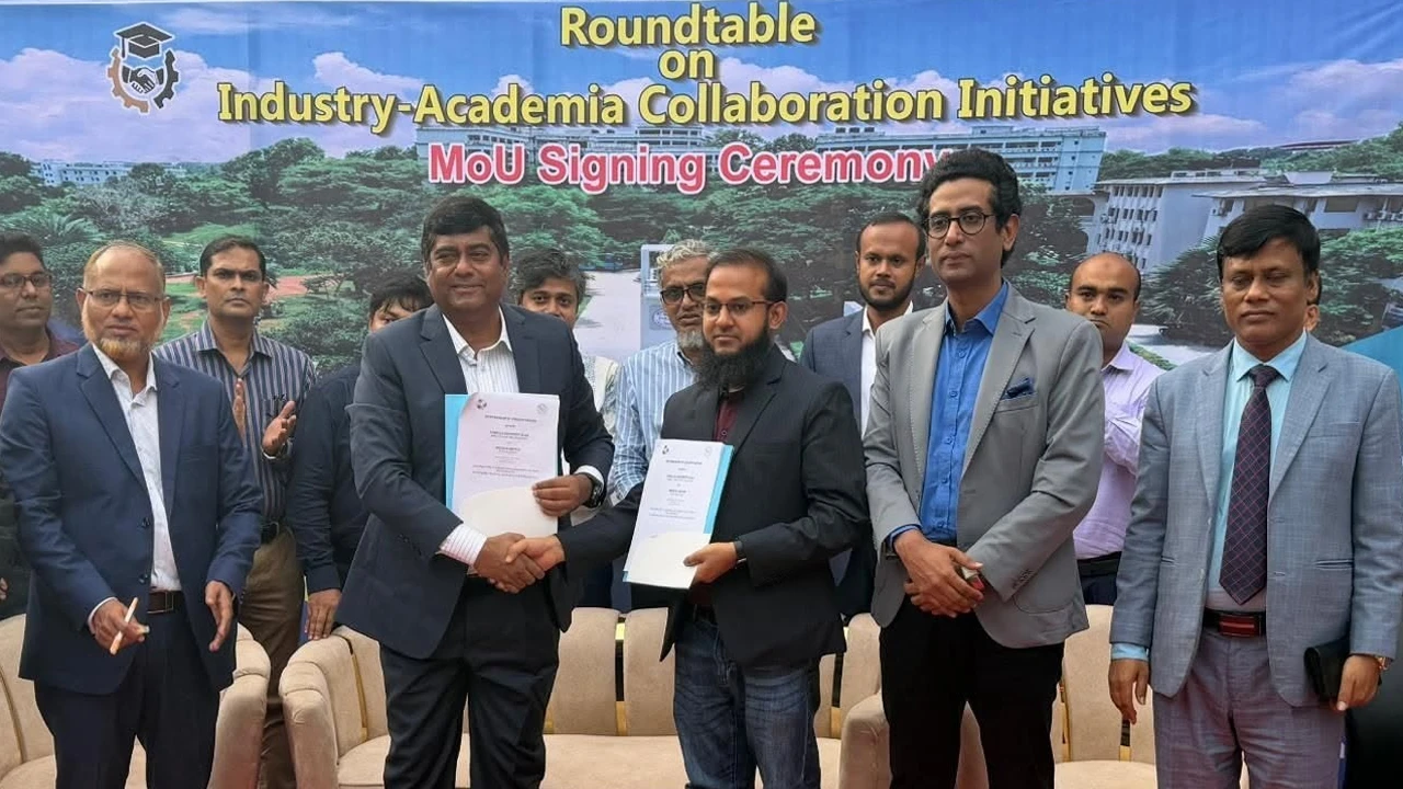 কুবিতে শিল্প-একাডেমিয়া সহযোগিতা নিয়ে গোলটেবিল, ৬ প্রতিষ্ঠানের সঙ্গে সমঝোতা