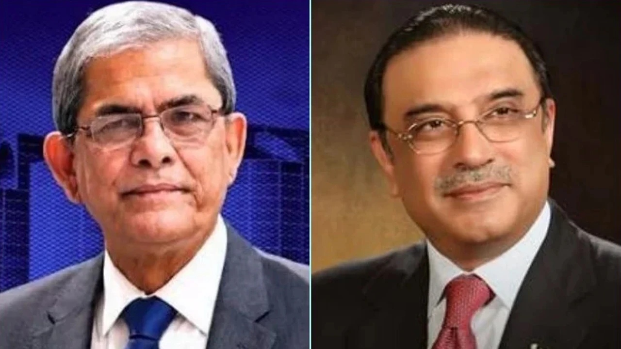 মির্জা ফখরুলকে জারদারির অভিনন্দন, পাকিস্তান সফরের আমন্ত্রণ