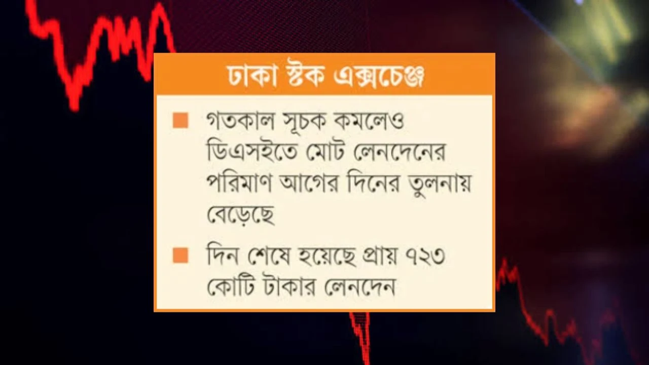 ডিএসইতে ফের দরপতন