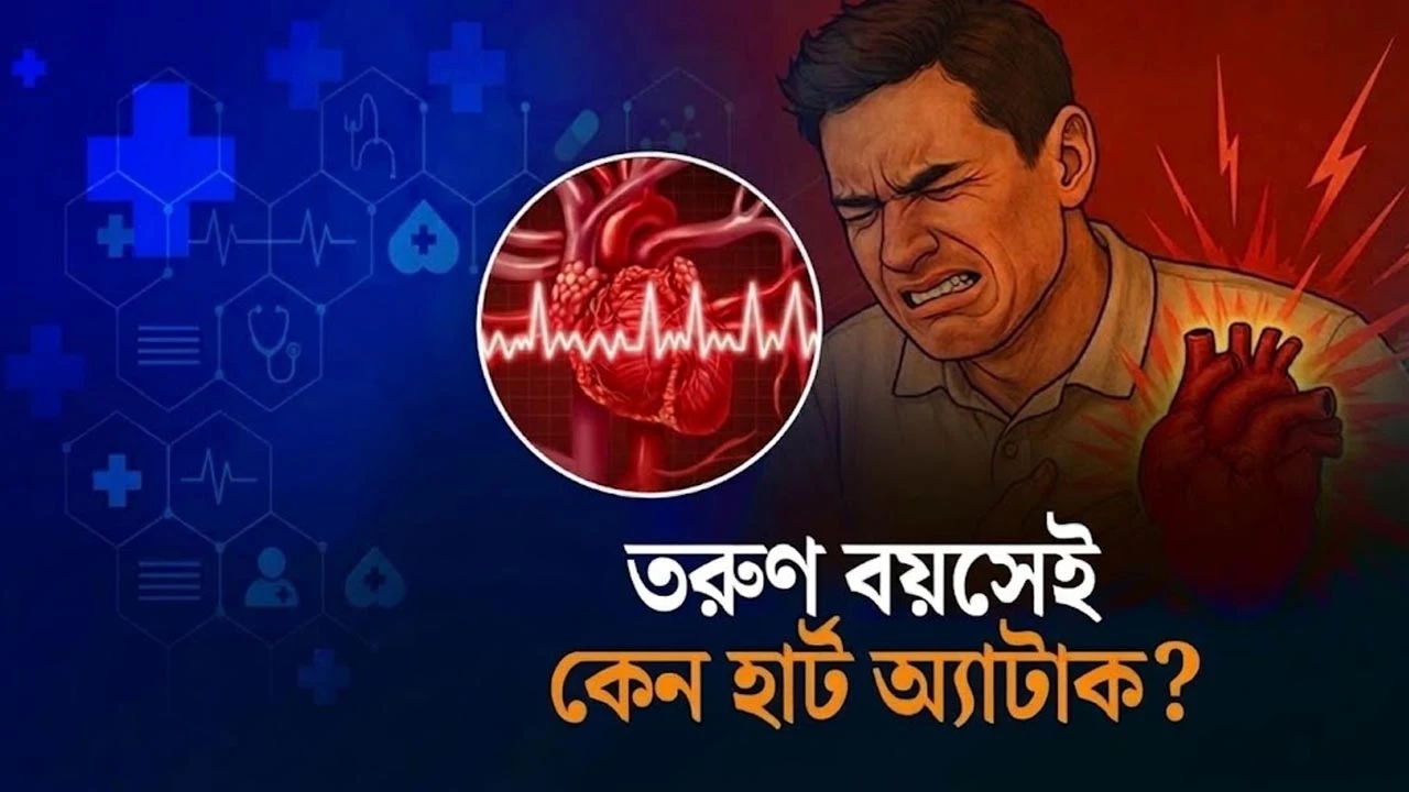 কম বয়সেই বাড়ছে হৃদরোগের ঝুঁকি!