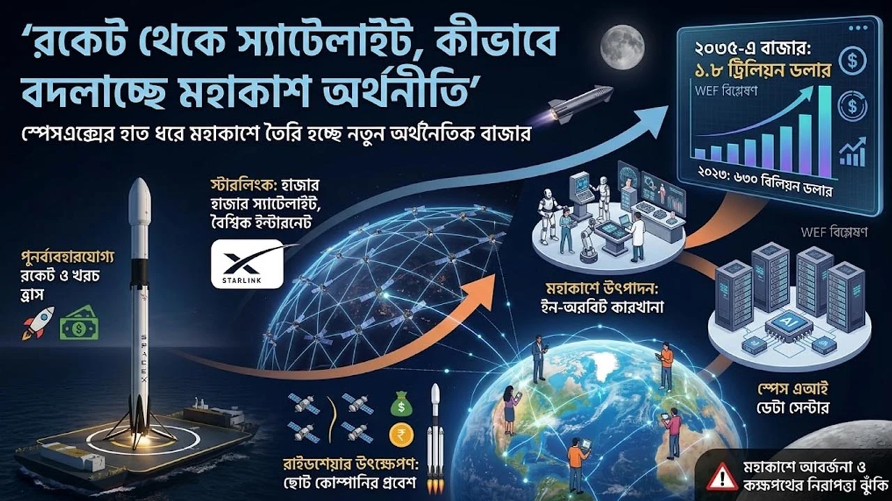 আগামীর ব্যবসার জায়গা কেবল মহাকাশ, কীভাবে হবে?