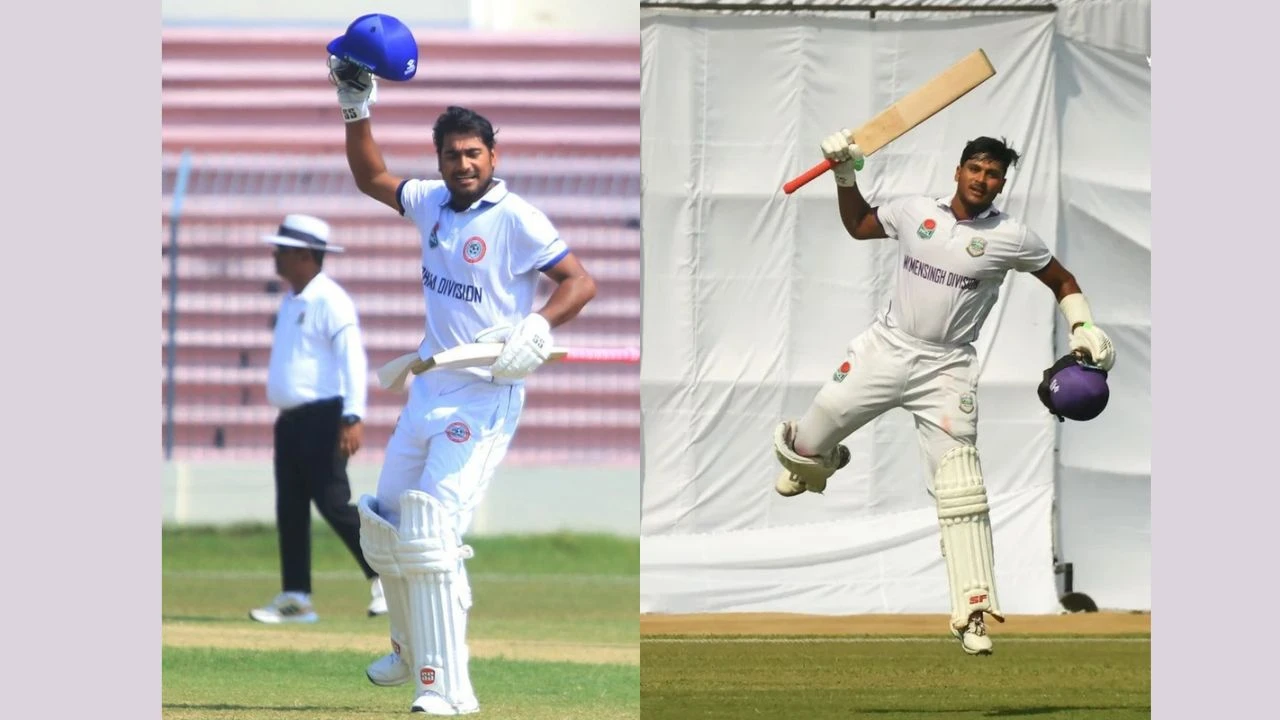 এনসিএলে ডাবল সেঞ্চুরি নাঈম ও মাহফিজুলের